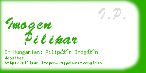 imogen pilipar business card